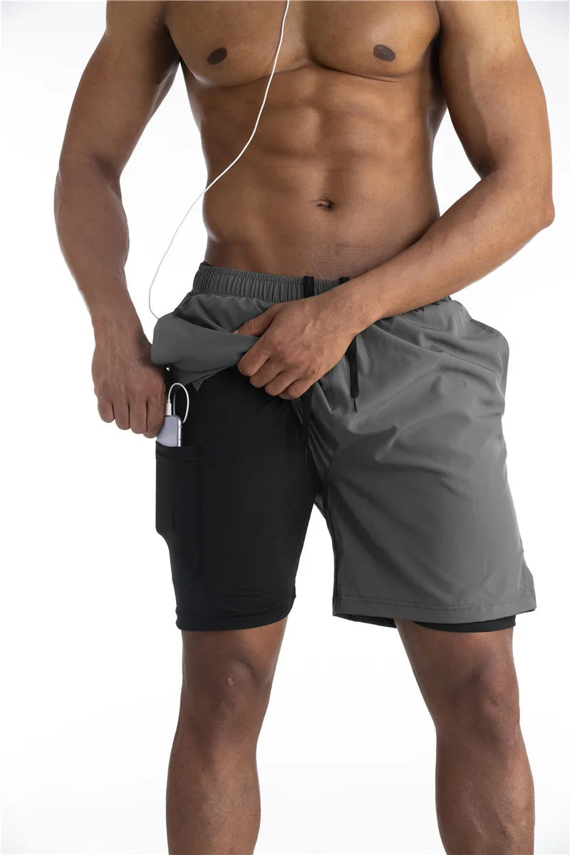 Men's Pockets Gym Shorts | Running