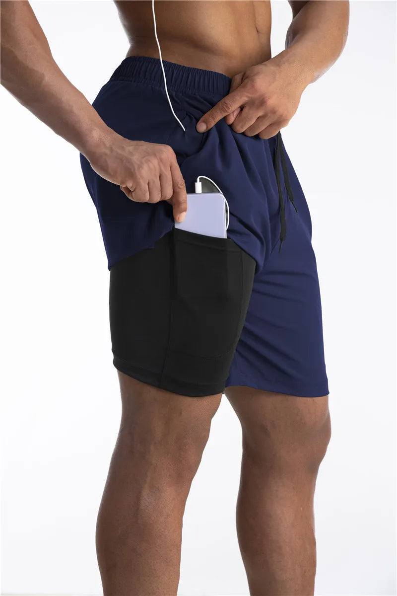 Men's Pockets Gym Shorts | Running