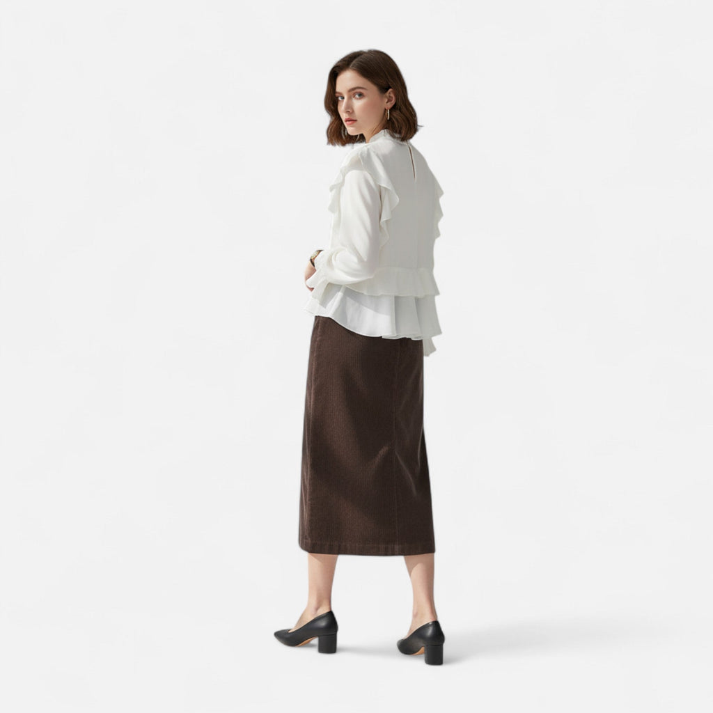Women's Office Midi Skirt | Casual