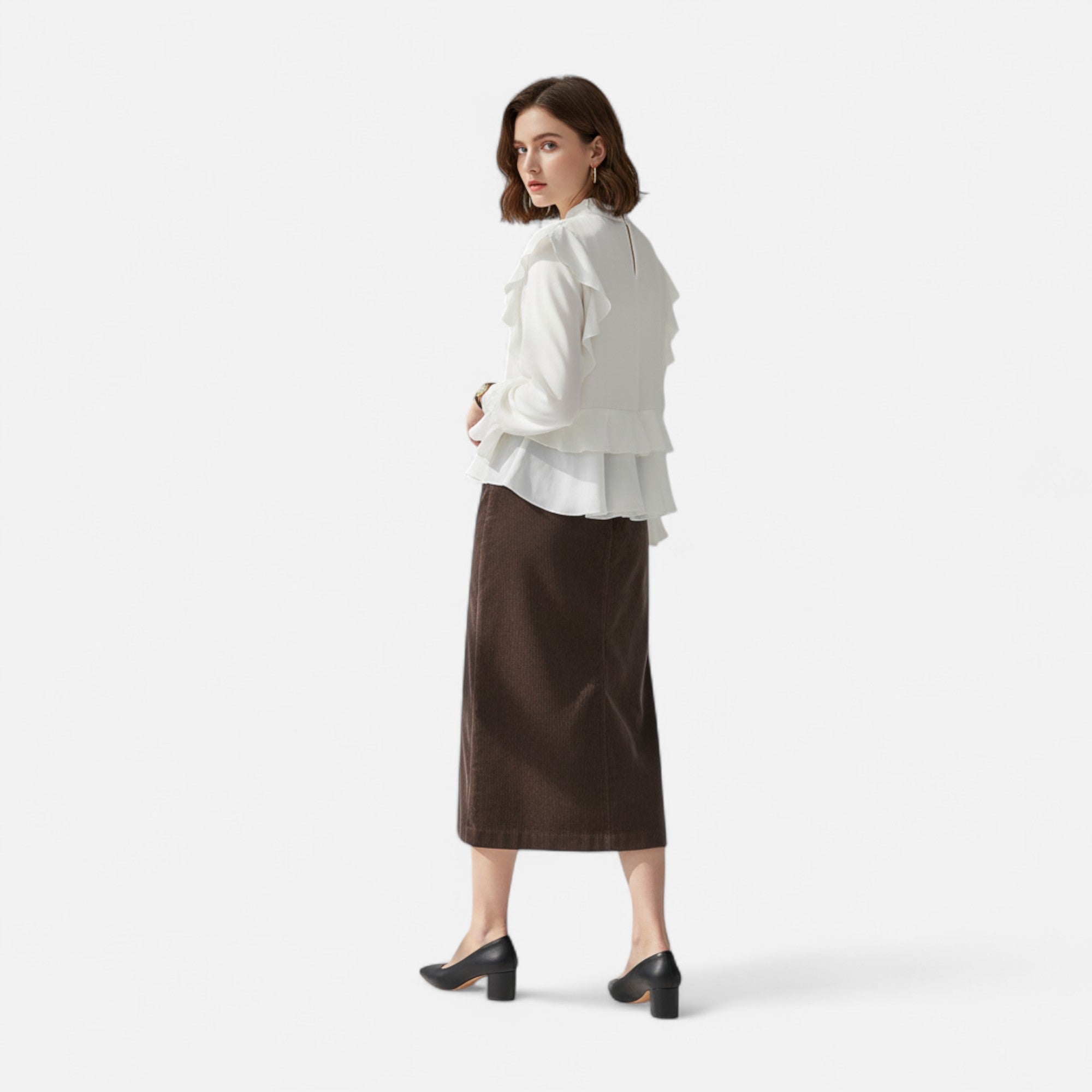 Women's Office Midi Skirt | Casual