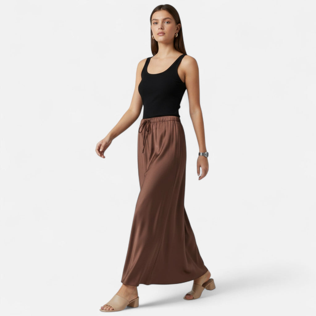 Women's Evening High Waist Skirt | Midi