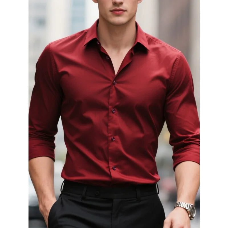 Men’s Slim Fit Shirt | Long Sleeves