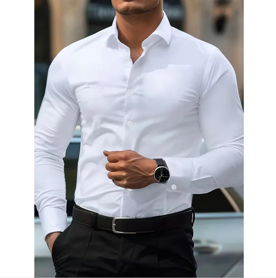 Men’s Slim Fit Shirt | Long Sleeves