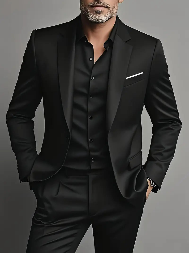 Men’s Two Piece Slim Fit Set | Tailored Suit