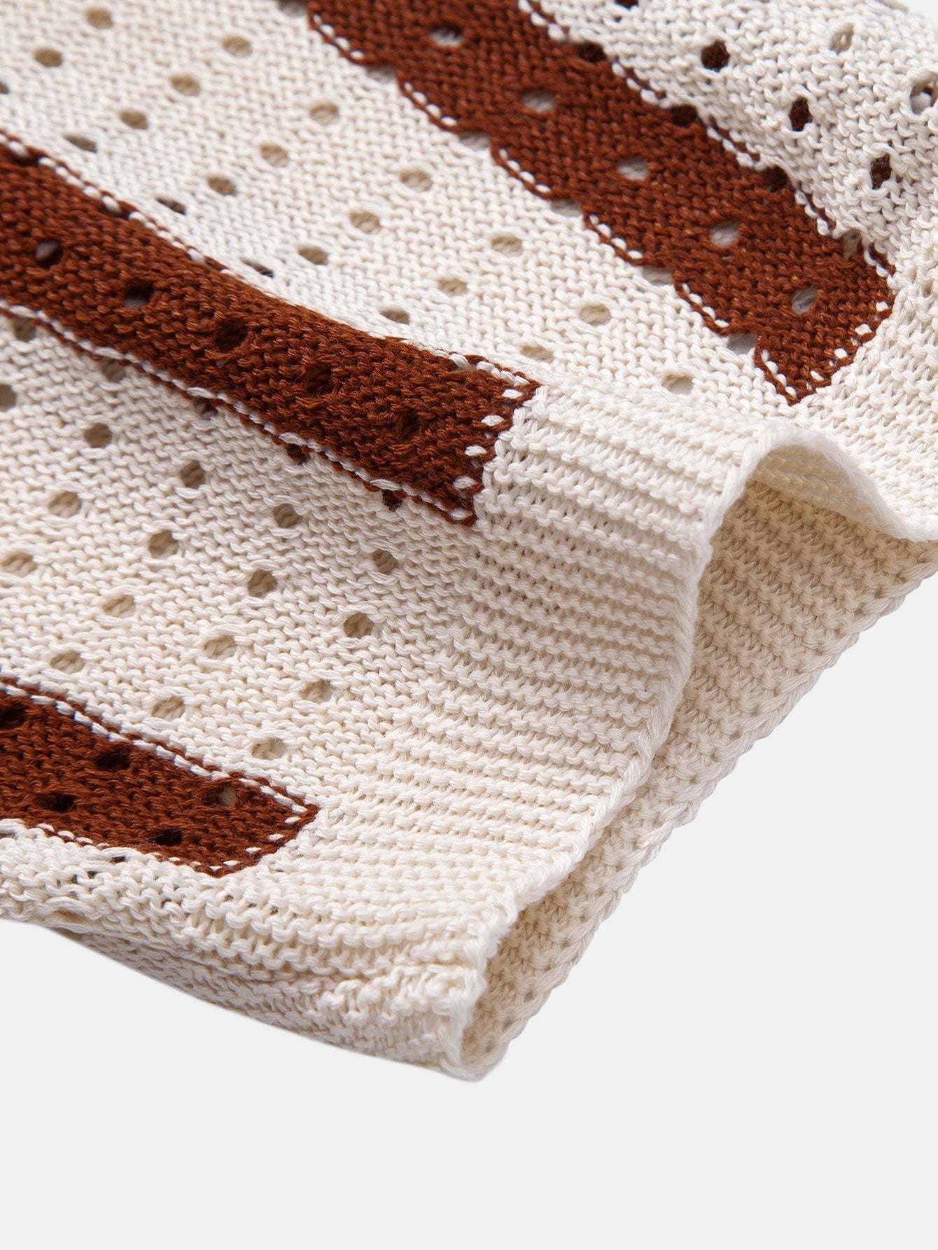 Men's Crochet Shirt | Short Sleeve