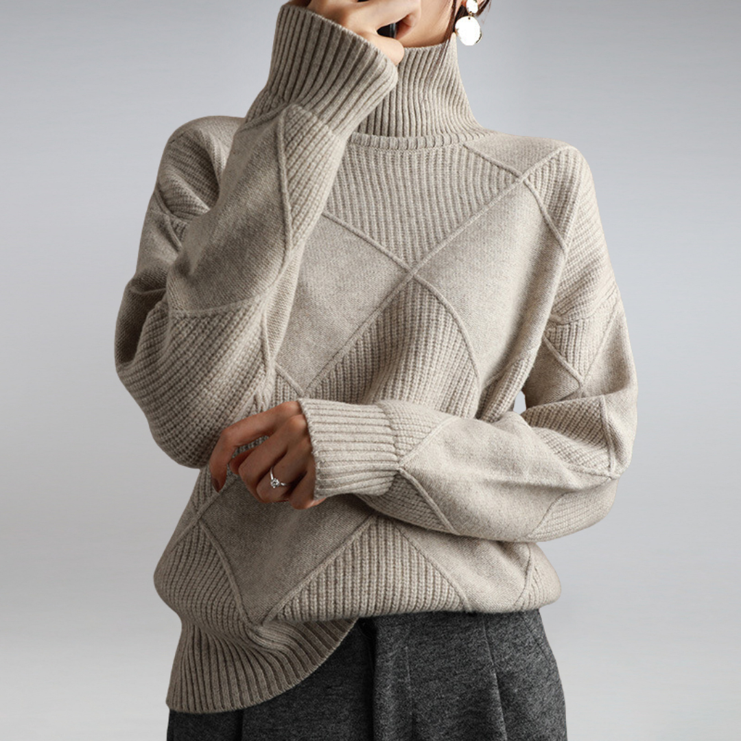 Women's Turtleneck Sweater | Knit