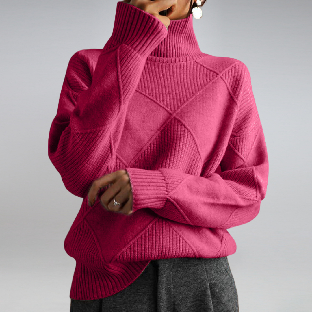 Women's Turtleneck Sweater | Knit