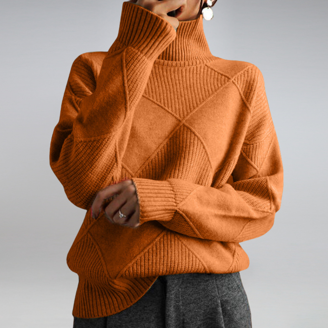 Women's Turtleneck Sweater | Knit