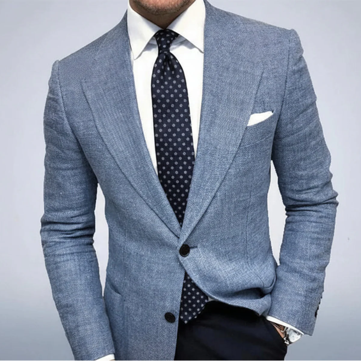 Men’s Tailored Blazer Jacket | Notch Lapel