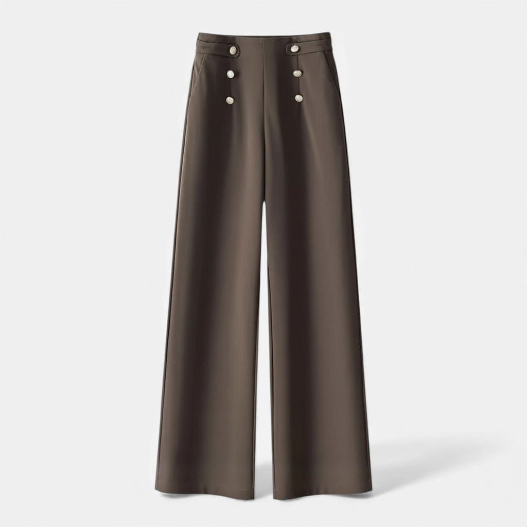 Women’s High-Waist Trousers | Wide-Leg