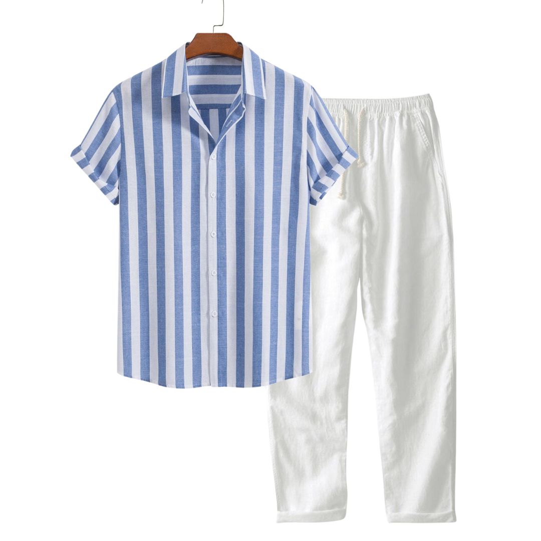 Men's Shirt & Trousers Set | Summer