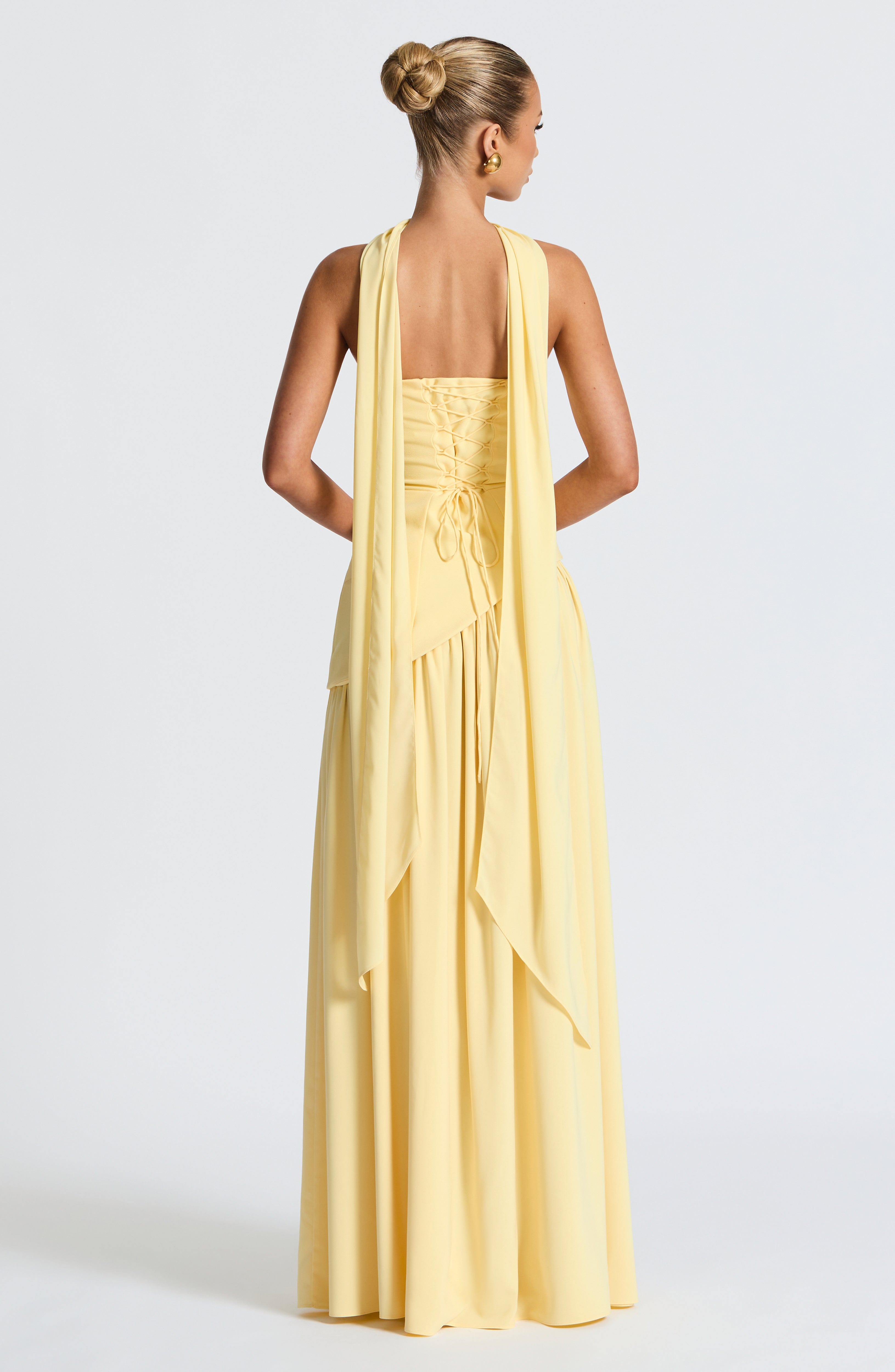 Women's Asymmetric Wedding Guest Dress | Maxi