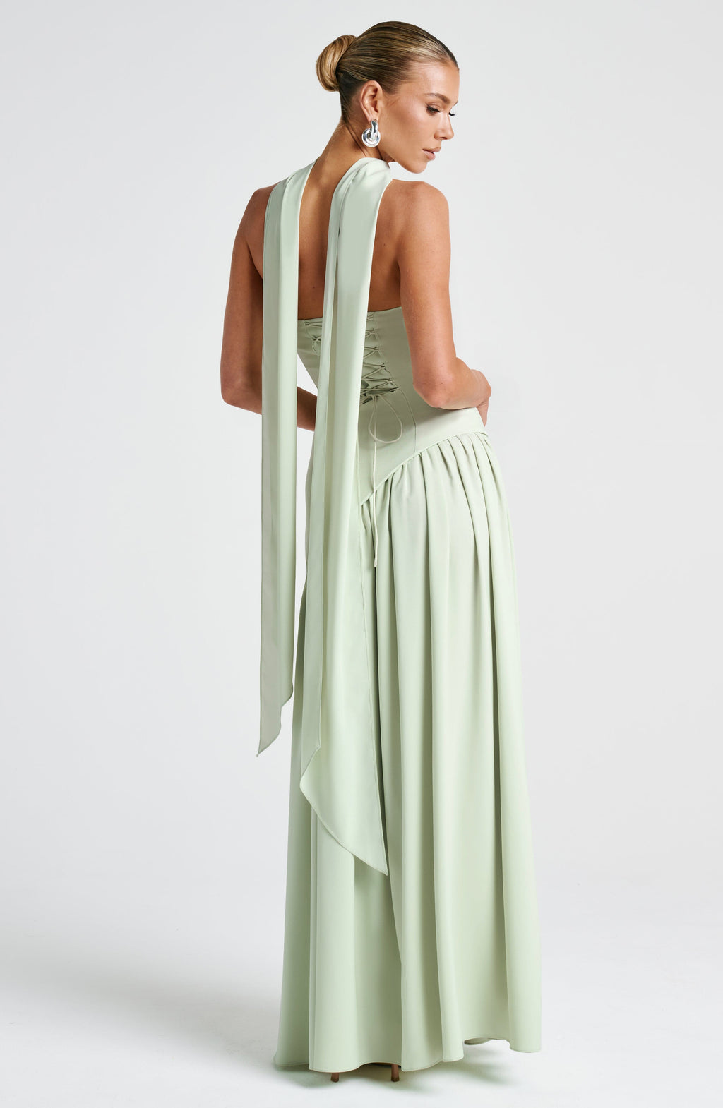 Women's Asymmetric Wedding Guest Dress | Maxi