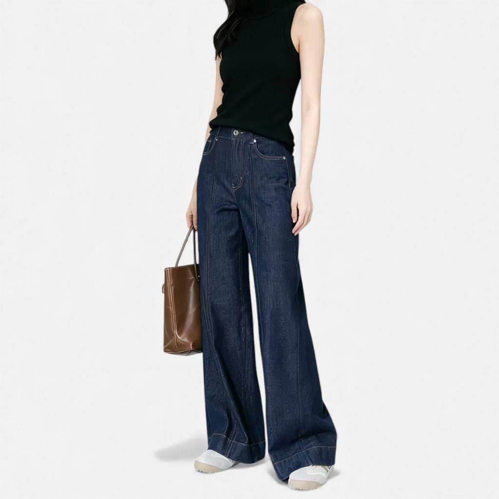 Women’s High Waist Blend Jeans | Wide Leg