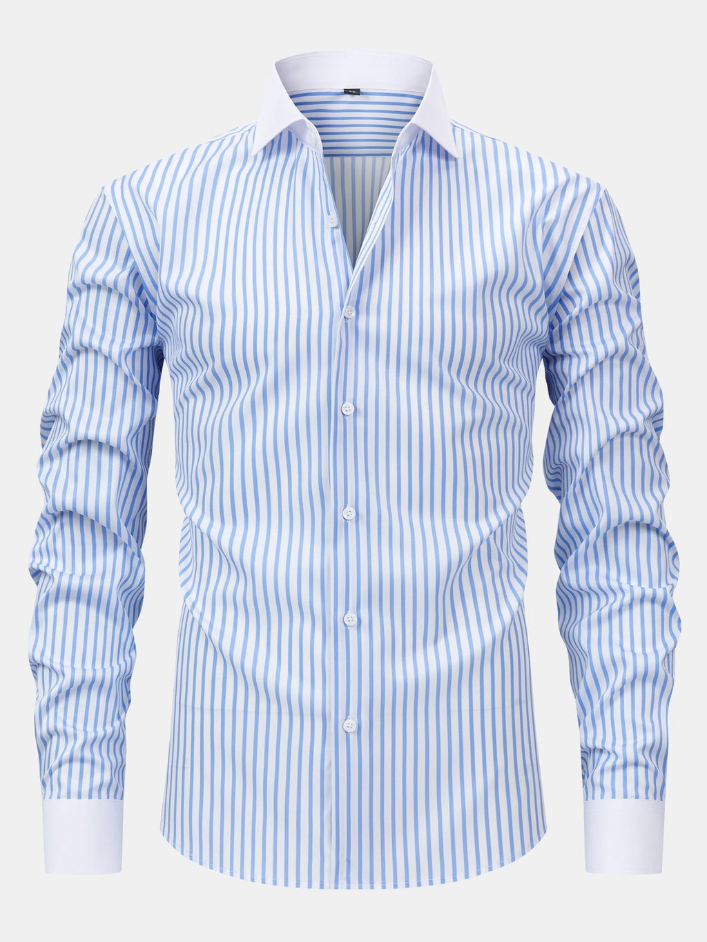 Men's Striped Shirt & Blend Trousers | Set