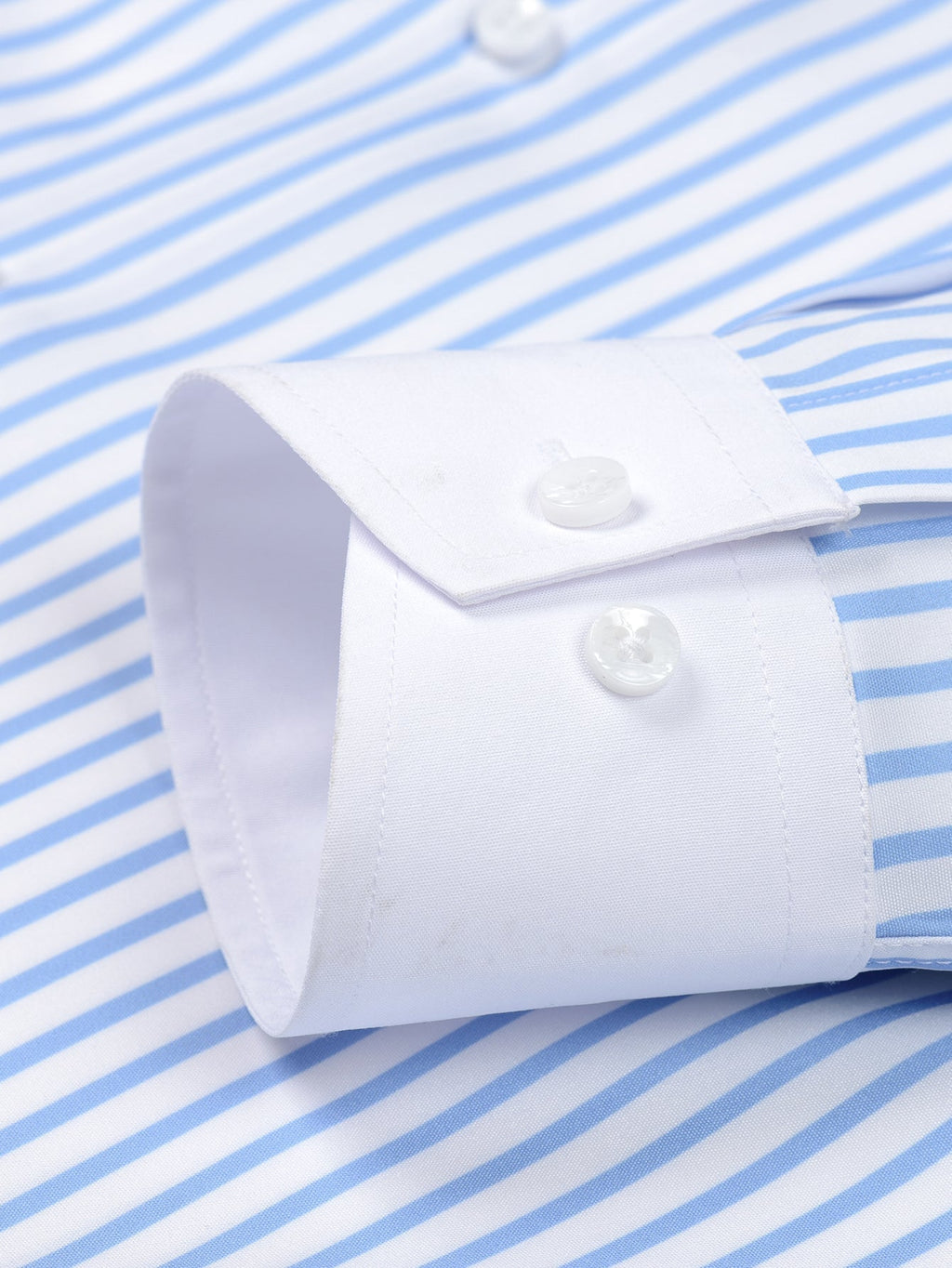 Men's Striped Shirt & Blend Trousers | Set